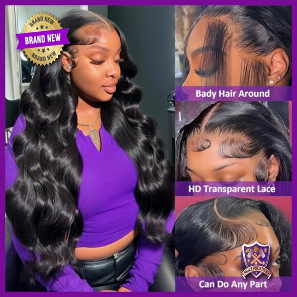 32 Inch Body Wave Lace Front Wig Human Hair 200 Density Glueless Pre Plucked main image 6